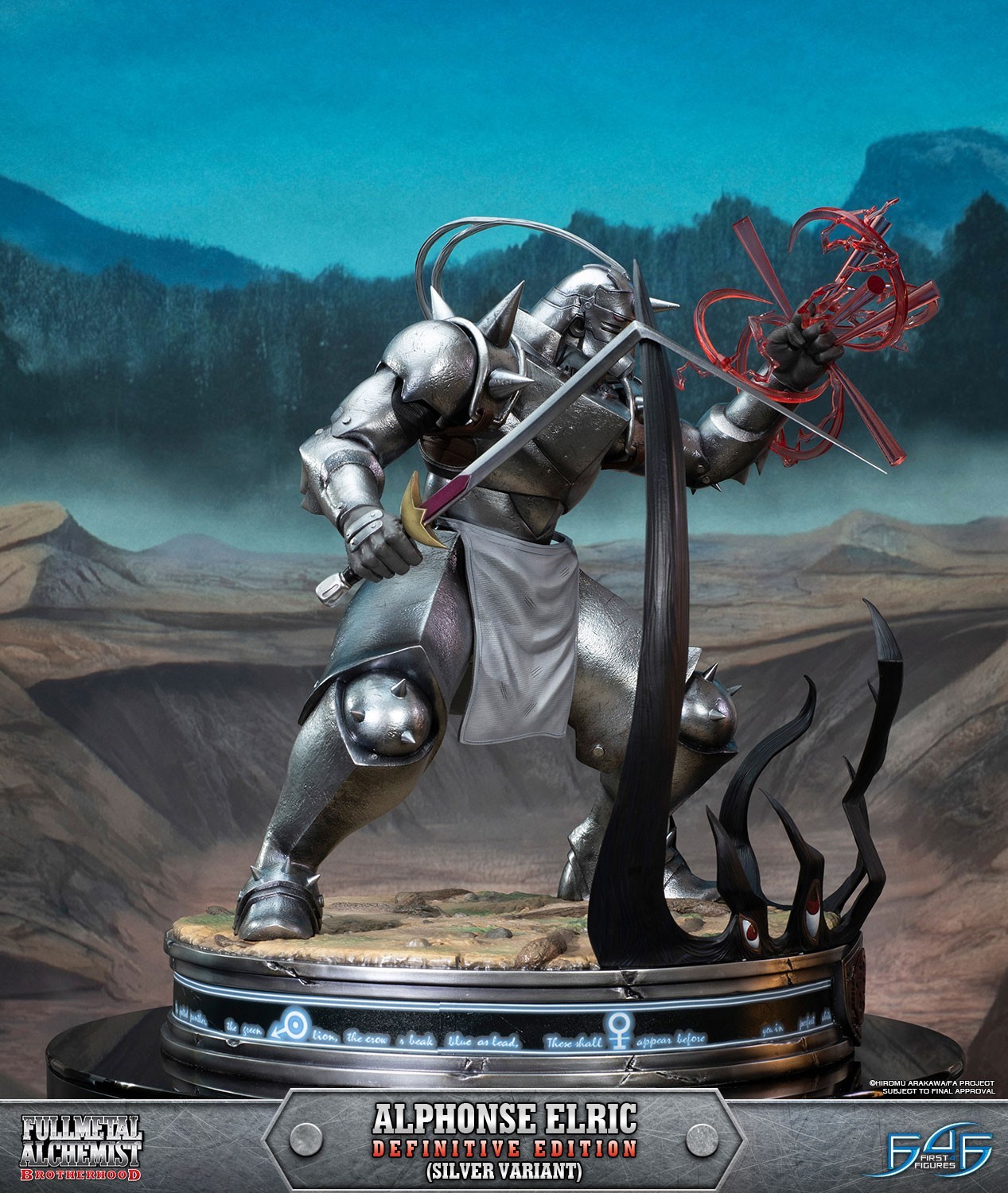 Hagane no Renkinjutsushi Fullmetal Alchemist - Alphonse Elric - 1/4 - Definitive Edition, Silver Variant (First 4 Figures) photo 43