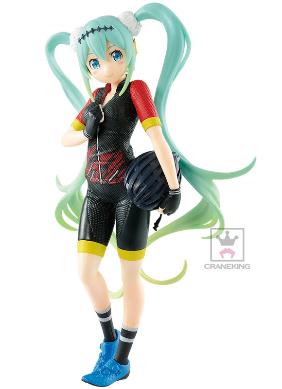 Good Smile Racing - Hatsune Miku - EXQ Figure - Racing 2018 Team Ukyo Cheering Ver. (Banpresto) photo 2