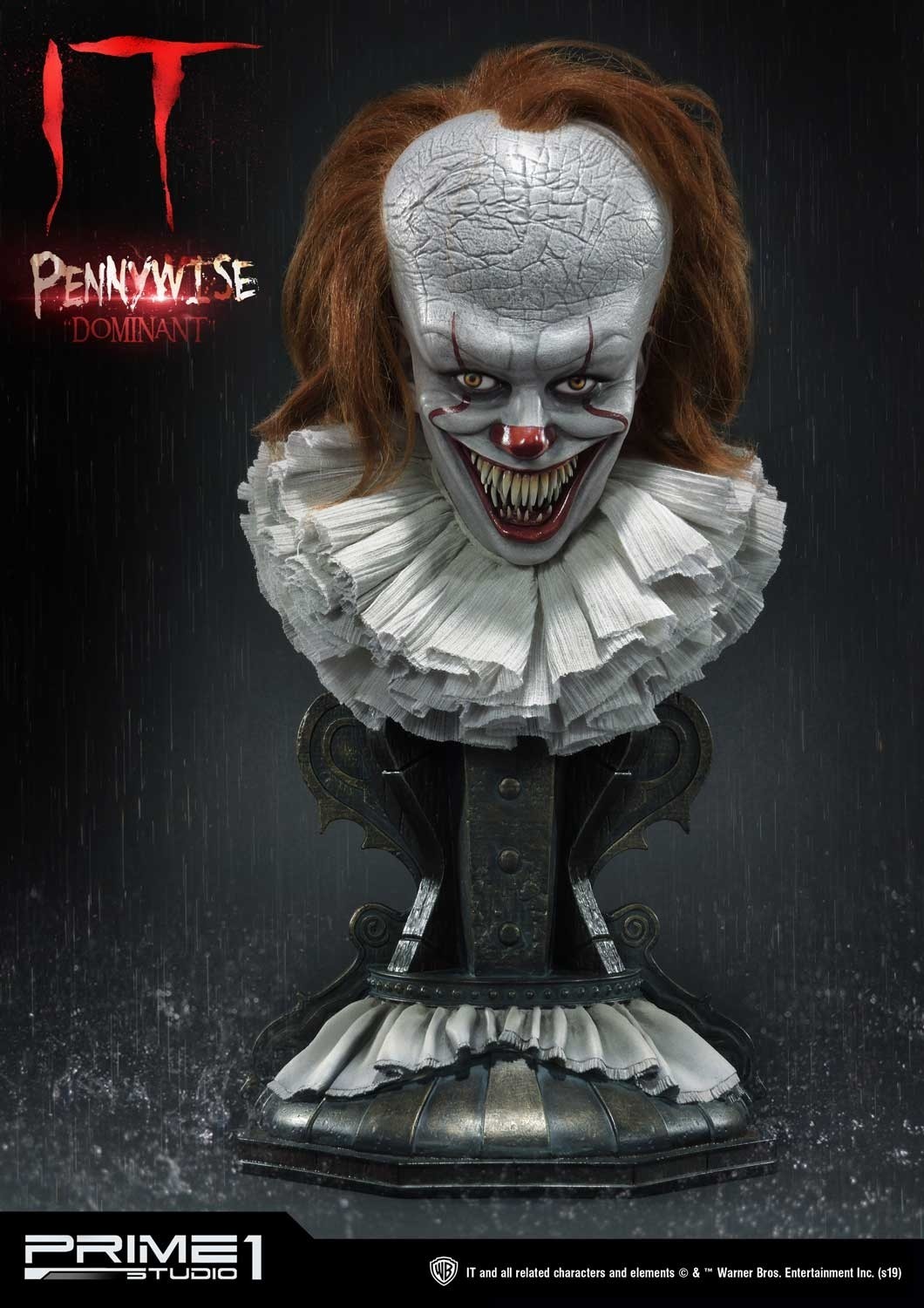 It (2017) - Pennywise - Bust - High Definition Bust (HDBIT-02) - 1/2 - Dominant (Prime 1 Studio) photo 6