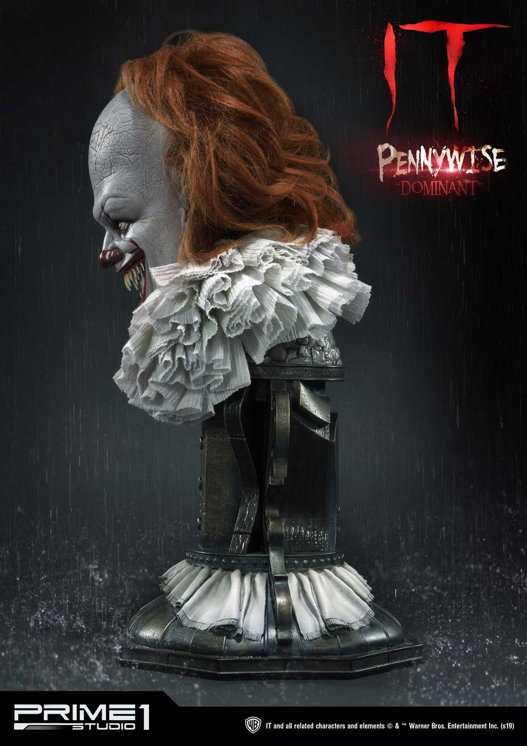 It (2017) - Pennywise - Bust - High Definition Bust (HDBIT-02) - 1/2 - Dominant (Prime 1 Studio) photo 7