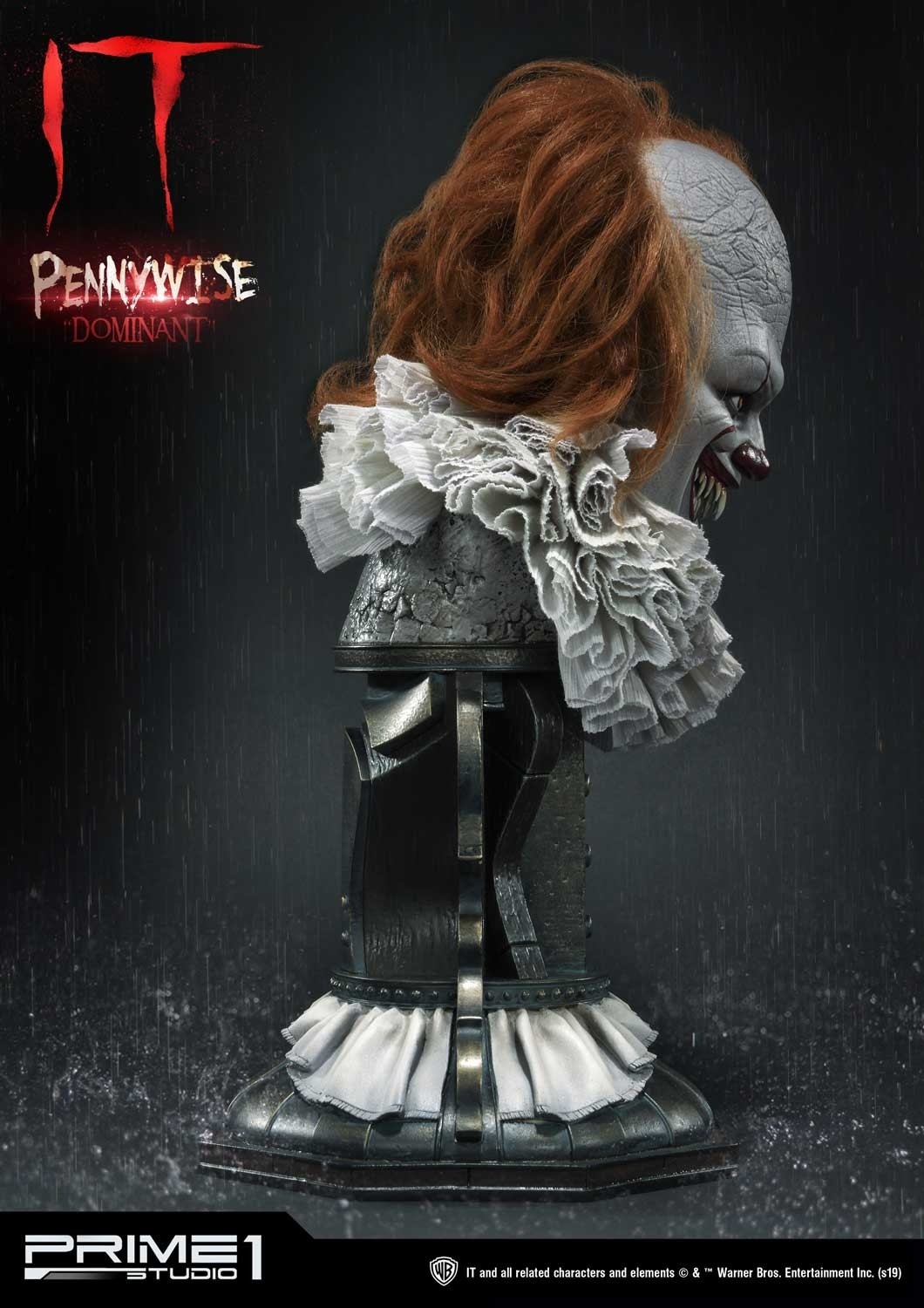It (2017) - Pennywise - Bust - High Definition Bust (HDBIT-02) - 1/2 - Dominant (Prime 1 Studio) photo 9