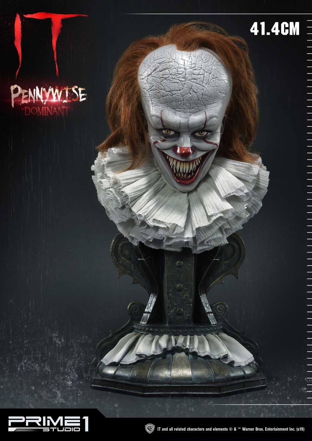 It (2017) - Pennywise - Bust - High Definition Bust (HDBIT-02) - 1/2 - Dominant (Prime 1 Studio) photo 10