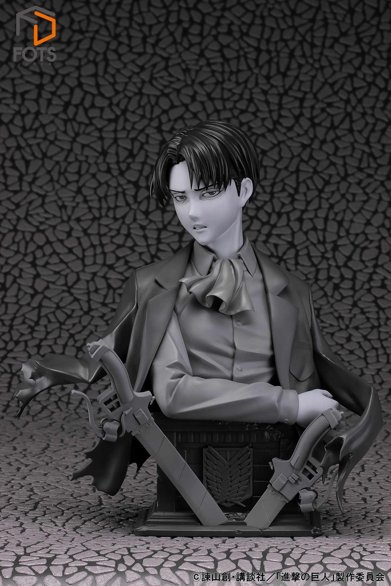 Shingeki no Kyojin - Levi - 1/3 - Bust Ver., Prototype Gray Ver. (FOTS Japan) photo 2