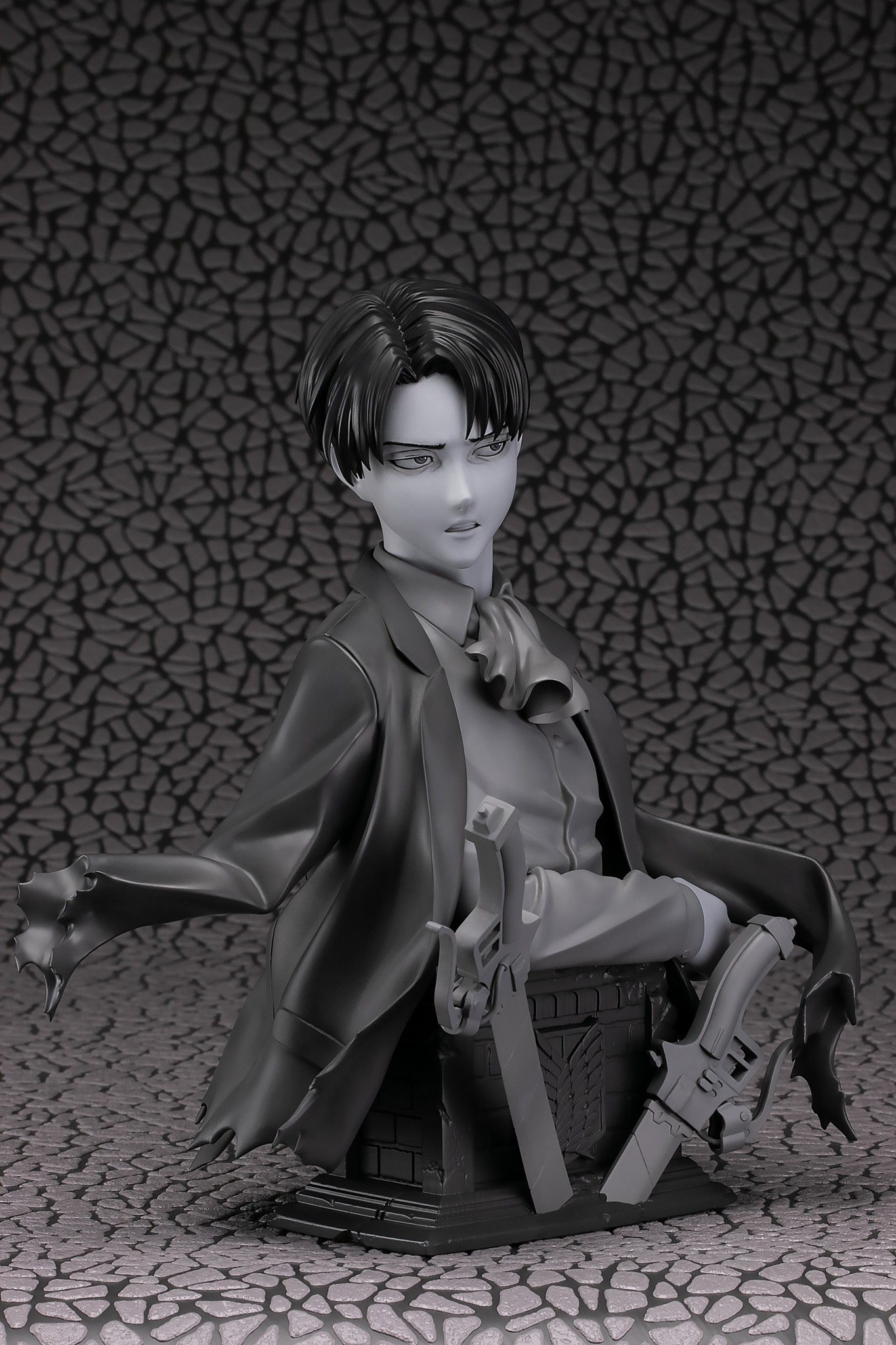 Shingeki no Kyojin - Levi - 1/3 - Bust Ver., Prototype Gray Ver. (FOTS Japan) photo 9