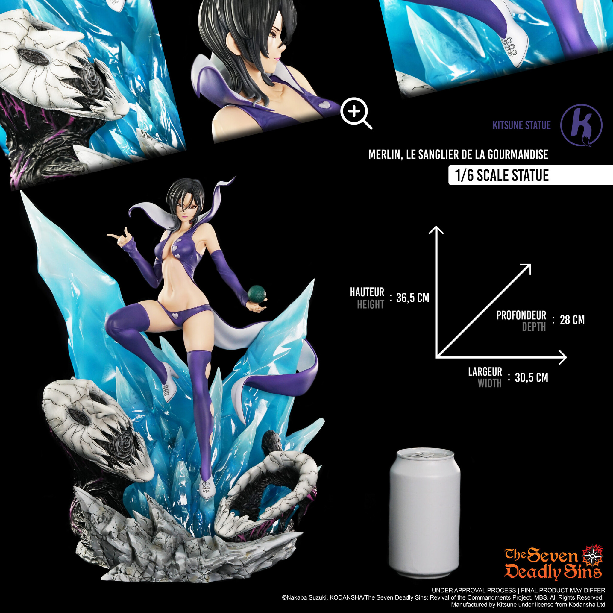 Nanatsu no Taizai - Grayroad - Merlin - 1/6 (Kitsune Statue) photo 8