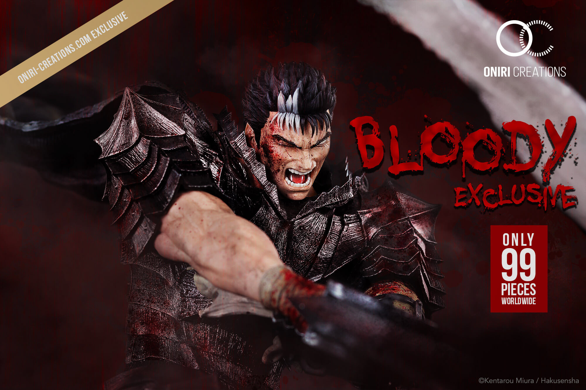 Berserk - Emperor Ganishka - Guts - Zodd - Diorama - 1/6 - Bloody Exclusive (Oniri Creations) photo 6
