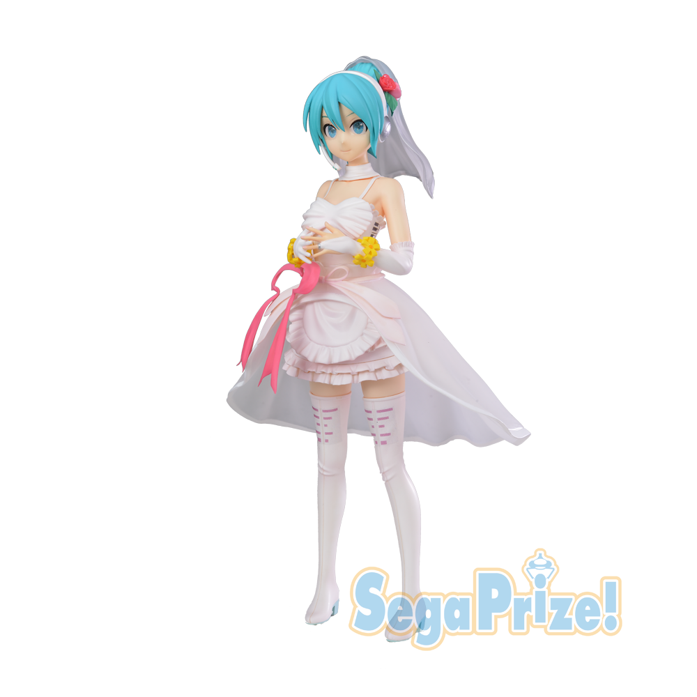 Hatsune Miku -Project DIVA- Arcade Future Tone - Hatsune Miku - SPM Figure - White Dress (SEGA)