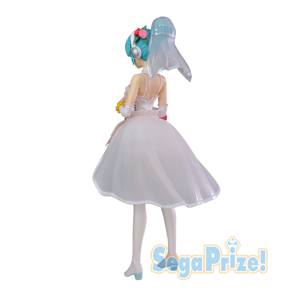 Hatsune Miku -Project DIVA- Arcade Future Tone - Hatsune Miku - SPM Figure - White Dress (SEGA) photo 2