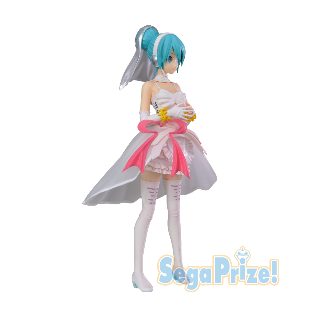 Hatsune Miku -Project DIVA- Arcade Future Tone - Hatsune Miku - SPM Figure - White Dress (SEGA) photo 3