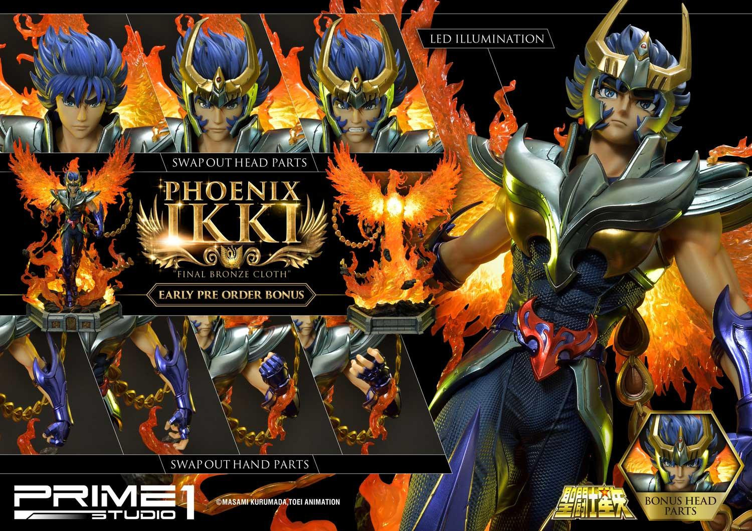 Saint Seiya - Phoenix Ikki - Premium Masterline  (PMKZ-01EX) - 1/4 - Final Bronze Cloth, EX Version (Prime 1 Studio) photo 45