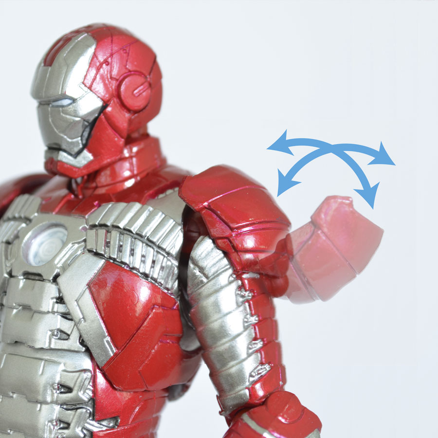 Iron Man 2 - Iron Man Mark V - Legacy of Revoltech  (LR-024) - Revoltech - Revoltech SFX  (041) (Kaiyodo) photo 2