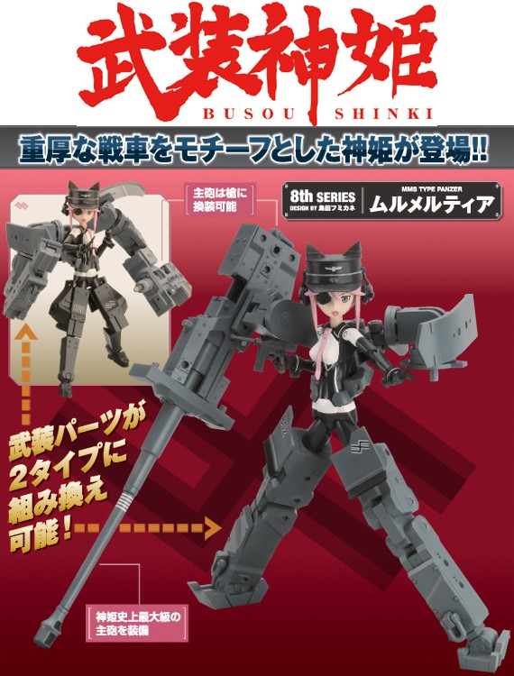 Busou Shinki - Murmeltier - MMS - 1/1 - Full Set MMS Type Panzer (Konami) photo 3