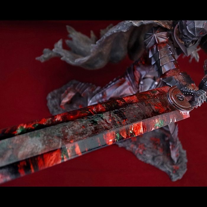 Berserk - Guts - No. 420 - Armored Berserk: Skull Helmet Version, Bloody Repainting (with red crystal parts present) (Art of War) photo 5