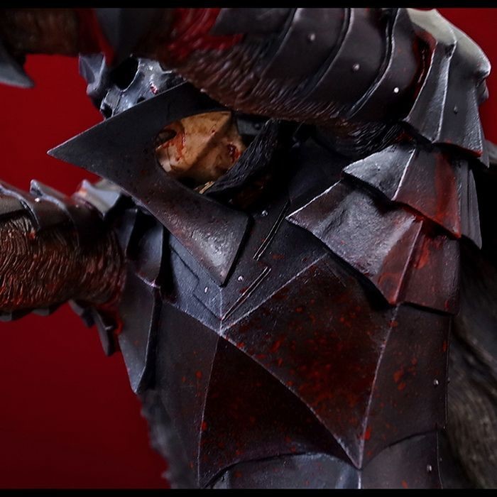 Berserk - Guts - No. 420 - Armored Berserk: Skull Helmet Version, Bloody Repainting (with red crystal parts present) (Art of War) photo 6
