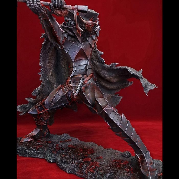 Berserk - Guts - No. 420 - Armored Berserk: Skull Helmet Version, Bloody Repainting (with red crystal parts present) (Art of War) photo 9