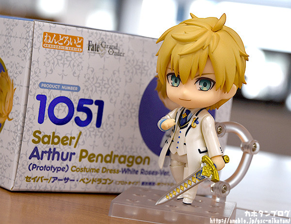Fate/Grand Order - Arthur Pendragon - Nendoroid (#1051) - Saber, Prototype, Costume Dress: -White Rose- Ver. (Orange Rouge) photo 19