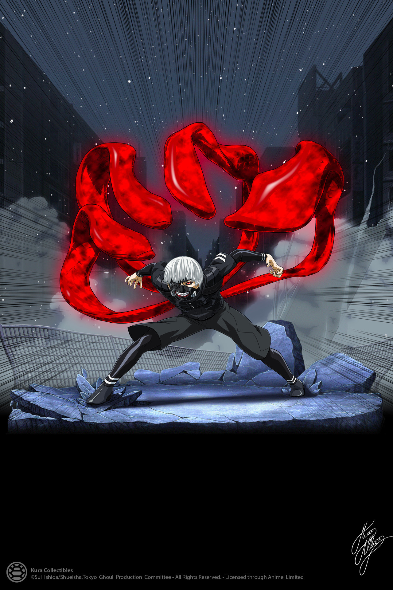Tokyo Ghoul - Kaneki Ken - 1/6 - Des Fleurs à Foison (Kura Collectibles) photo 2