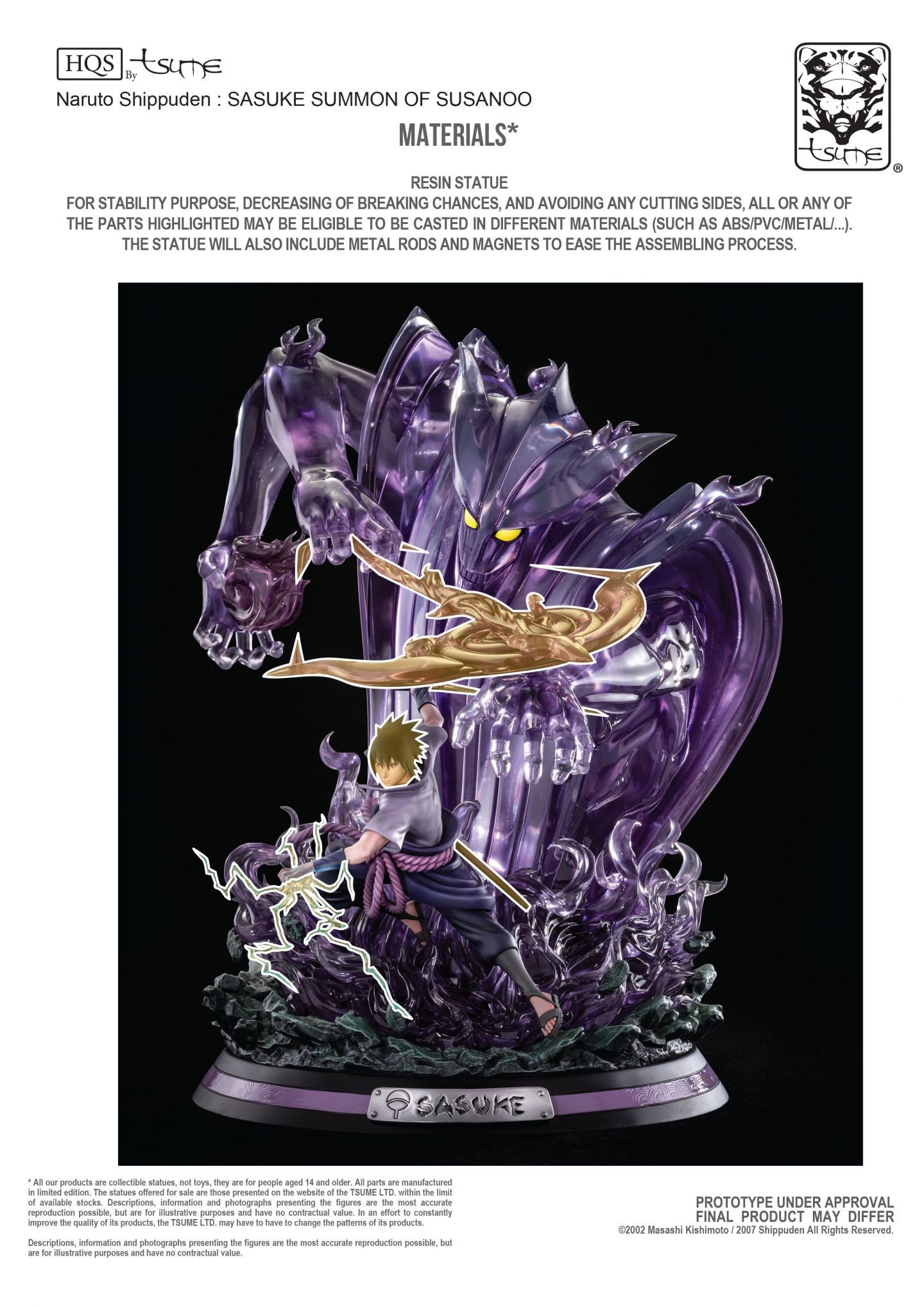 Naruto Shippuuden - Susanoo - Uchiha Sasuke - HQS - 1/8 - Summon of Susanoo (Tsume) photo 4