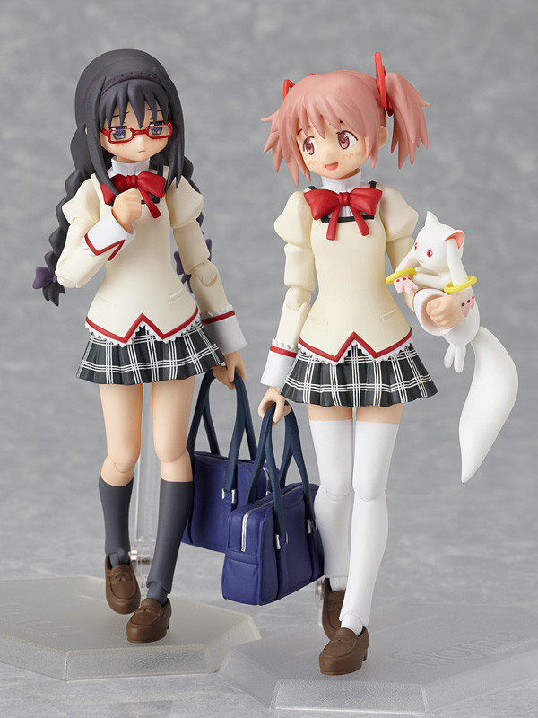 Mahou Shoujo Madoka☆Magica - Kaname Madoka - Kyuubey - Figma (#SP-039) - Tokuten - School Uniform ver. (Max Factory) photo 3
