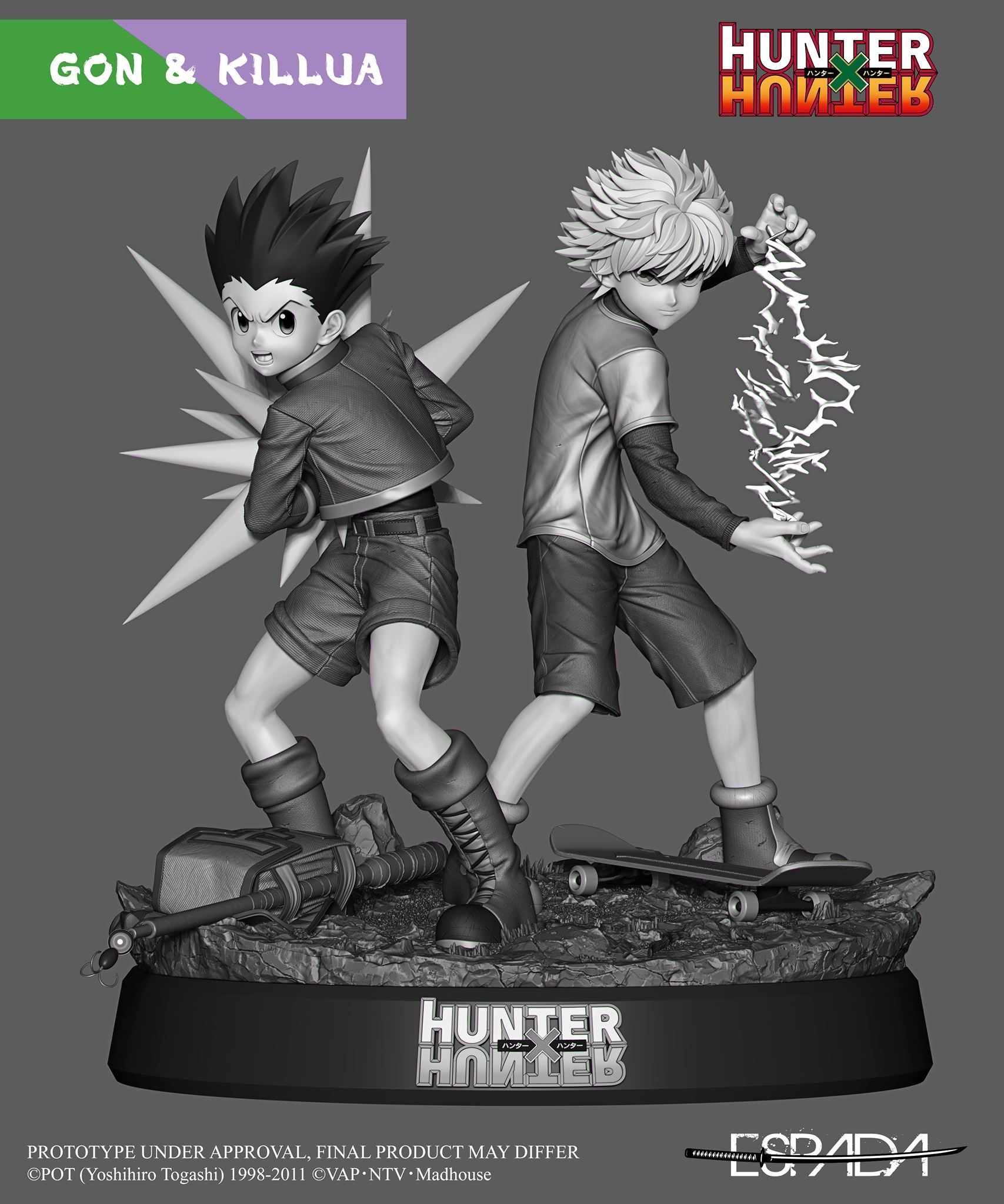Hunter × Hunter - Gon Freecss - Killua Zoldyck - 1/6 (Espada Art) photo 2