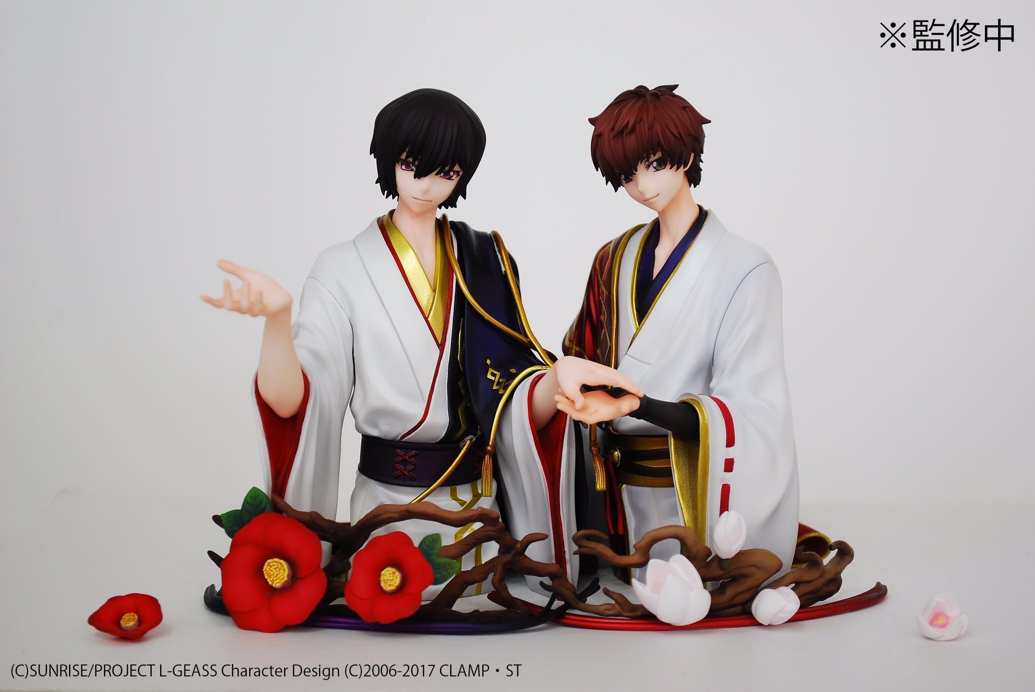 Code Geass - Hangyaku no Lelouch - Kururugi Suzaku - Lelouch Lamperouge - Statue and Ring Style (FREEing, MegaHouse)