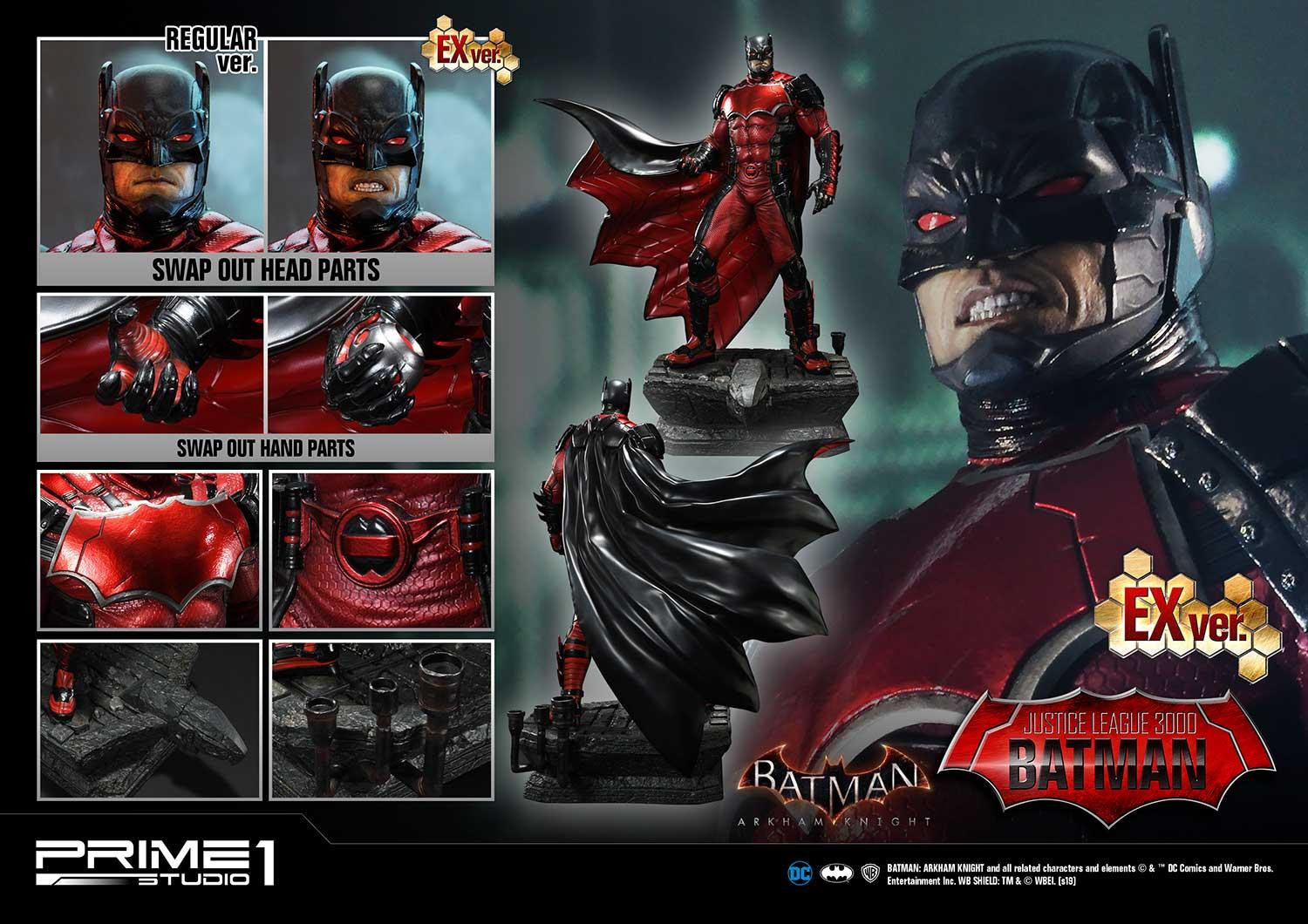 Batman: Arkham Knight - Batman - Concept Masterline  (CMDC-05EX) - 1/5 - Justice League 3000, EX Version (Prime 1 Studio) photo 19