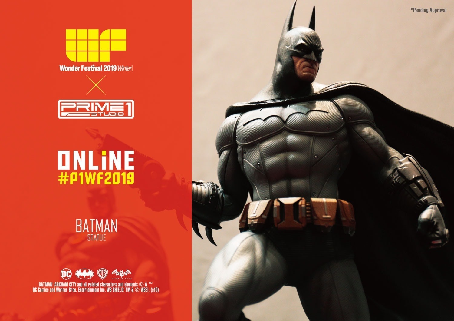 Batman: Arkham City - Batman - Concept Masterline  (CMDC-02) - 1/5 (Prime 1 Studio)