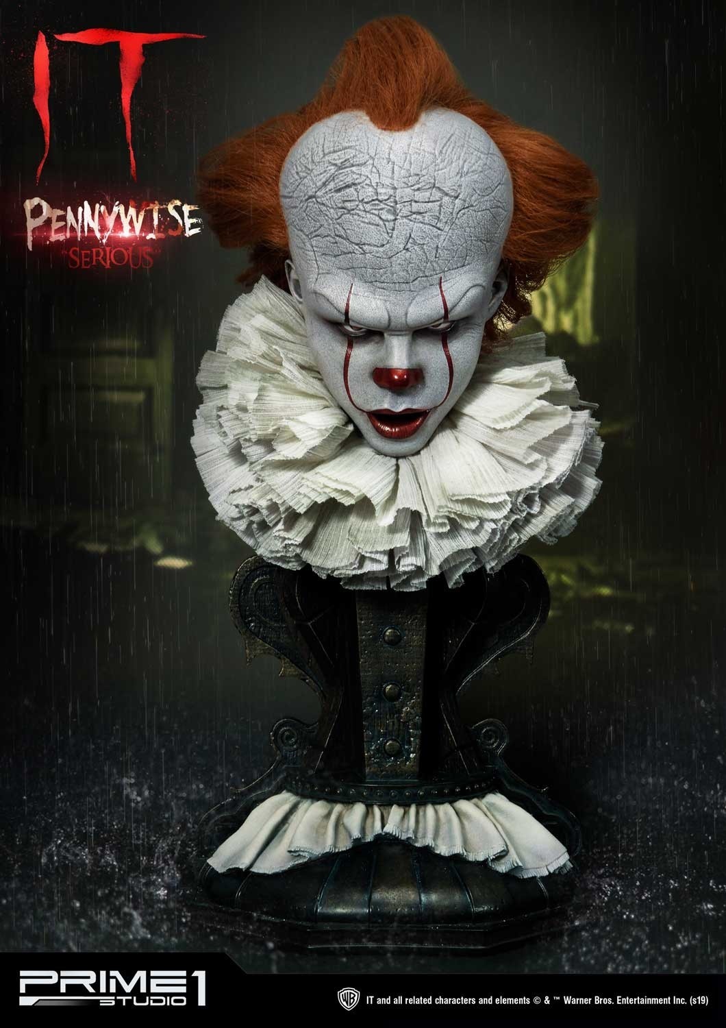 It (2017) - Pennywise - Bust - High Definition Bust (HDBIT-01) - 1/2 - Serious (Prime 1 Studio) photo 4