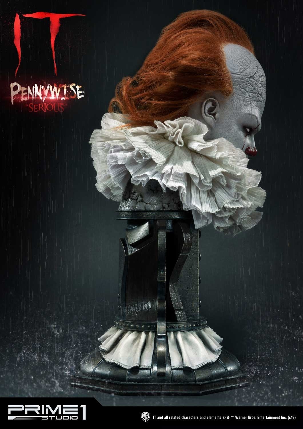 It (2017) - Pennywise - Bust - High Definition Bust (HDBIT-01) - 1/2 - Serious (Prime 1 Studio) photo 7