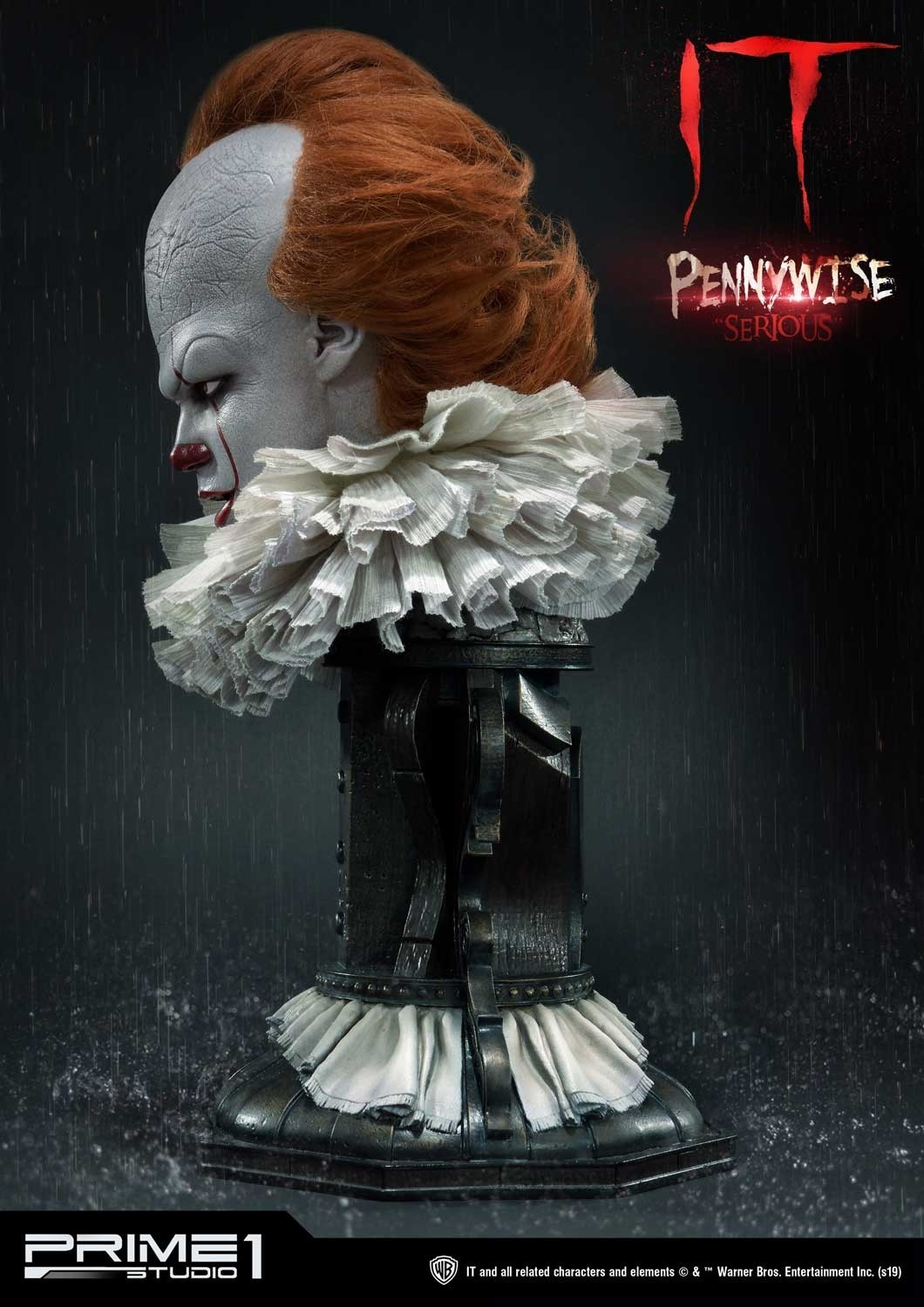 It (2017) - Pennywise - Bust - High Definition Bust (HDBIT-01) - 1/2 - Serious (Prime 1 Studio) photo 8