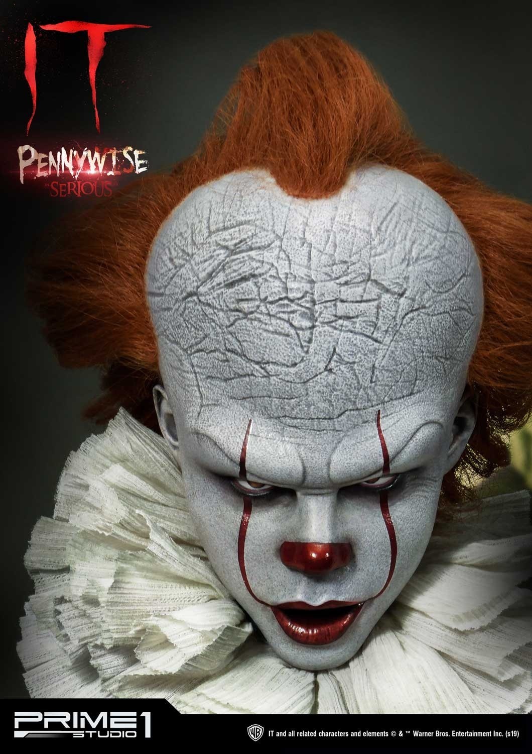 It (2017) - Pennywise - Bust - High Definition Bust (HDBIT-01) - 1/2 - Serious (Prime 1 Studio) photo 9