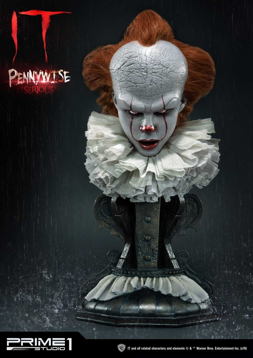 It (2017) - Pennywise - Bust - High Definition Bust (HDBIT-01) - 1/2 - Serious (Prime 1 Studio) photo 13