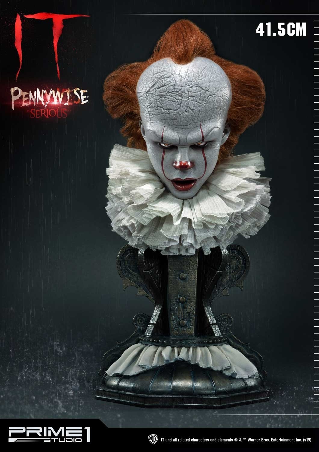It (2017) - Pennywise - Bust - High Definition Bust (HDBIT-01) - 1/2 - Serious (Prime 1 Studio) photo 14