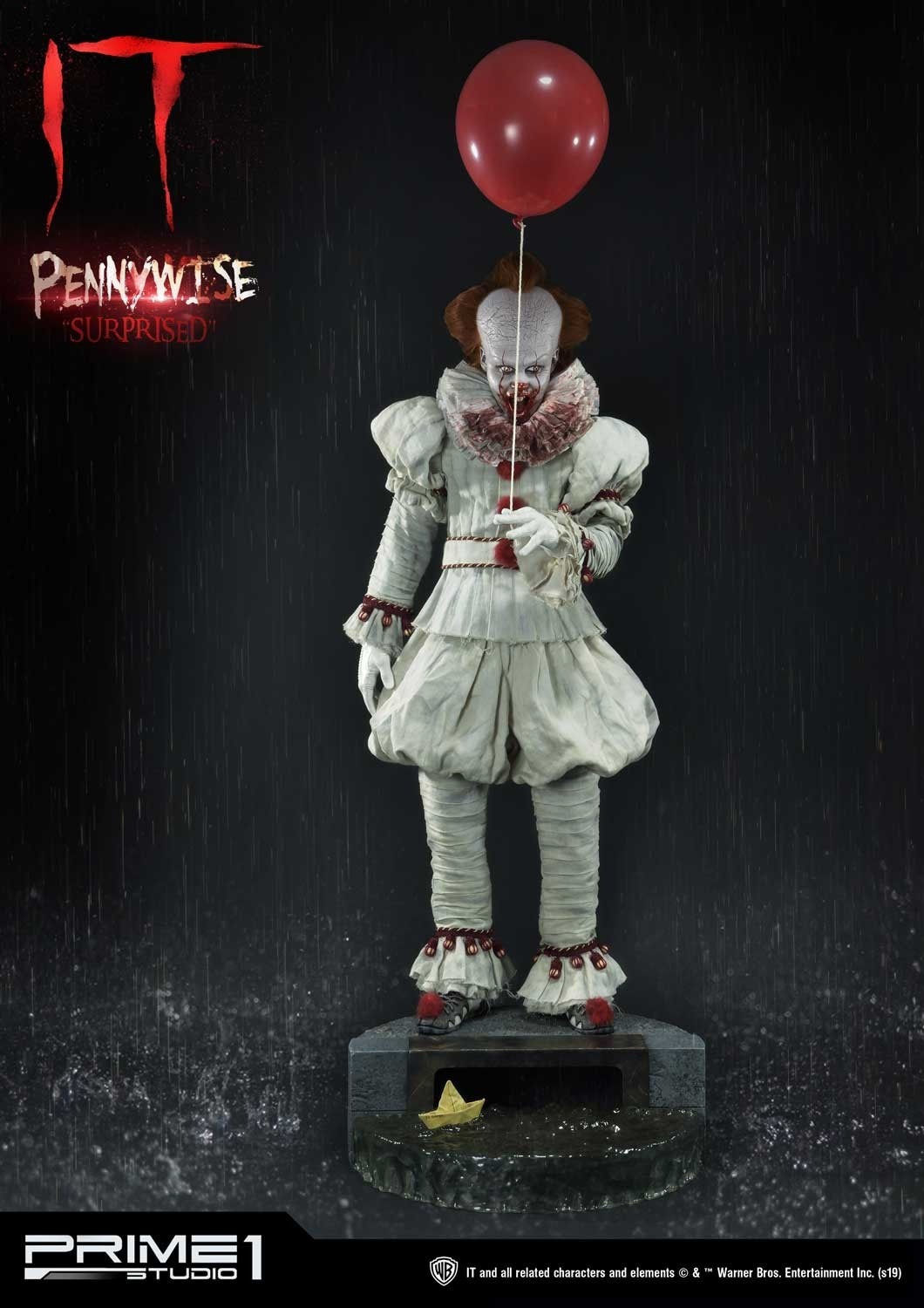 It (2017) - Pennywise - Bust - High Definition Bust (HDBIT-03) - 1/2 - Surprised (Prime 1 Studio) photo 8