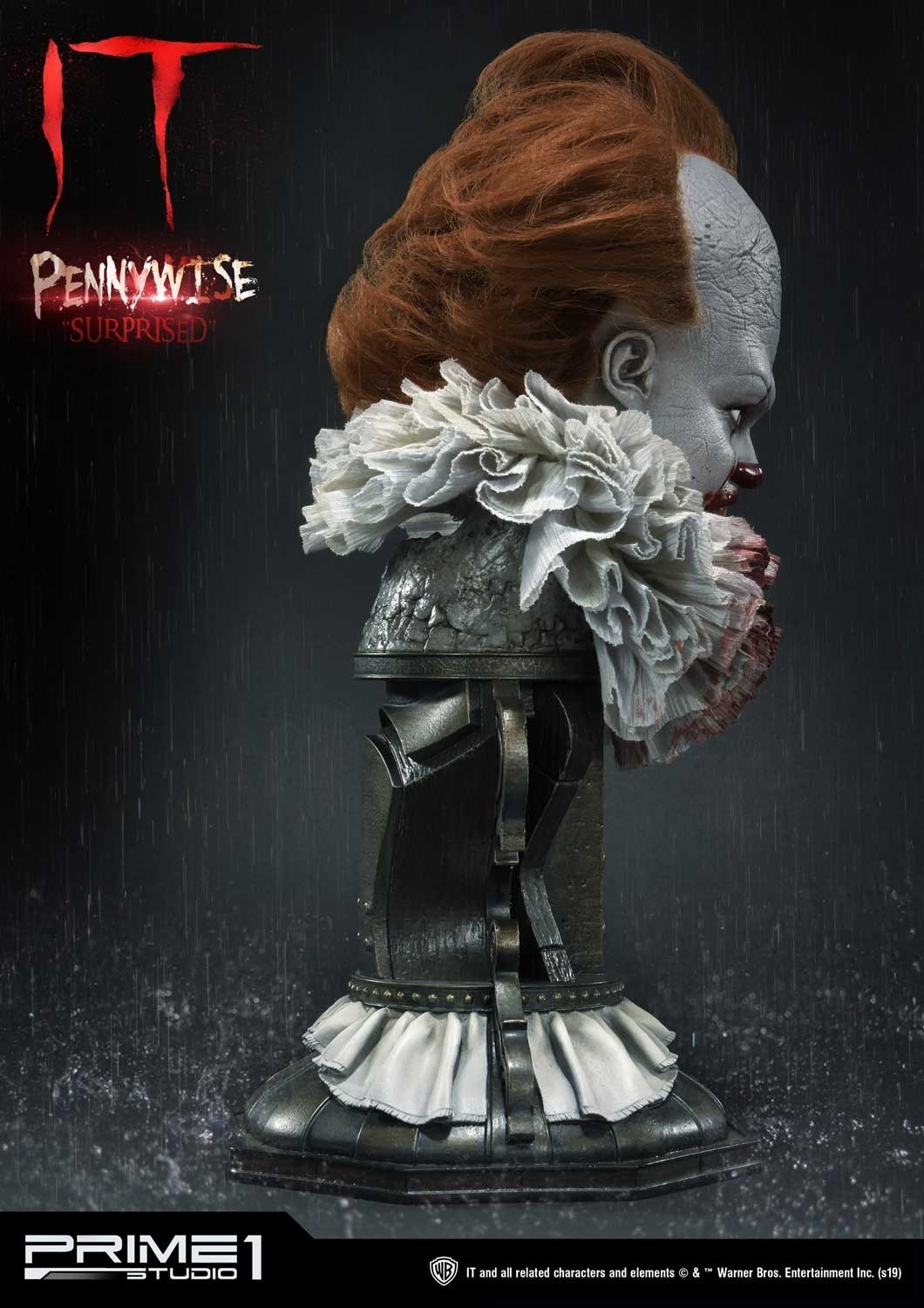 It (2017) - Pennywise - Bust - High Definition Bust (HDBIT-03) - 1/2 - Surprised (Prime 1 Studio) photo 13