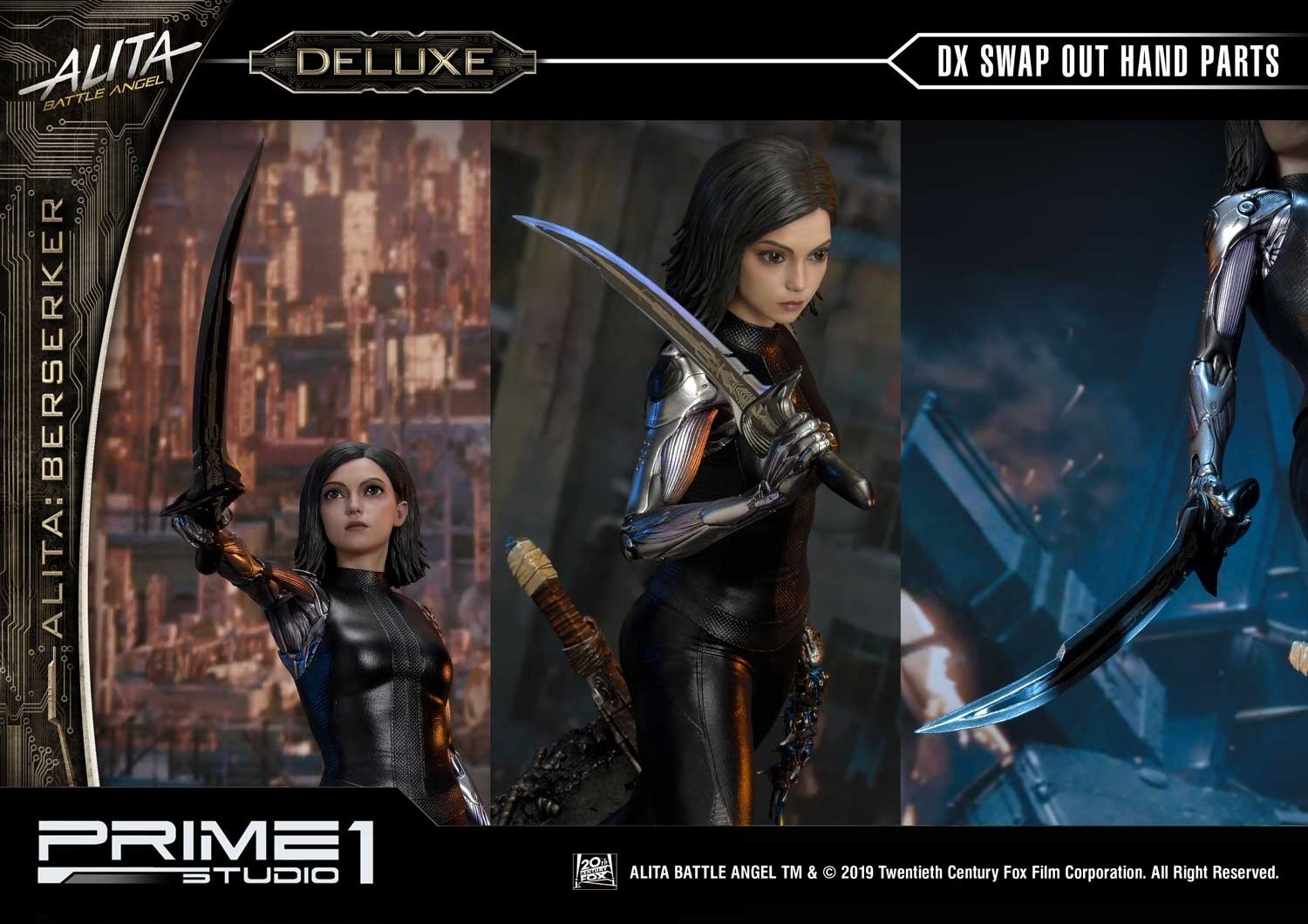 Alita: Battle Angel - Alita - Premium Masterline  (PMABA-01DX) - 1/4 - Berserker, DX Version (Prime 1 Studio) photo 14