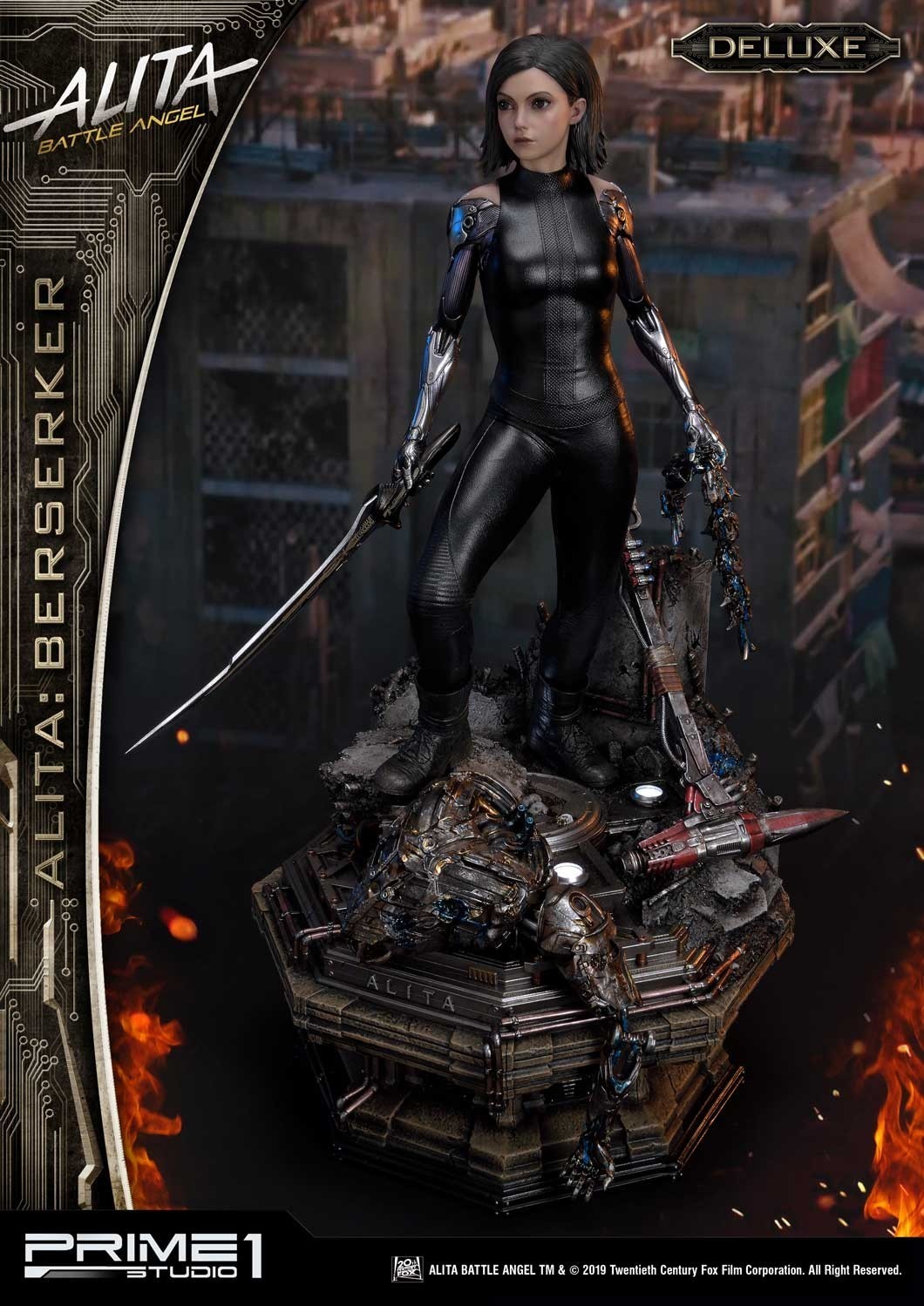 Alita: Battle Angel - Alita - Premium Masterline  (PMABA-01DX) - 1/4 - Berserker, DX Version (Prime 1 Studio) photo 39