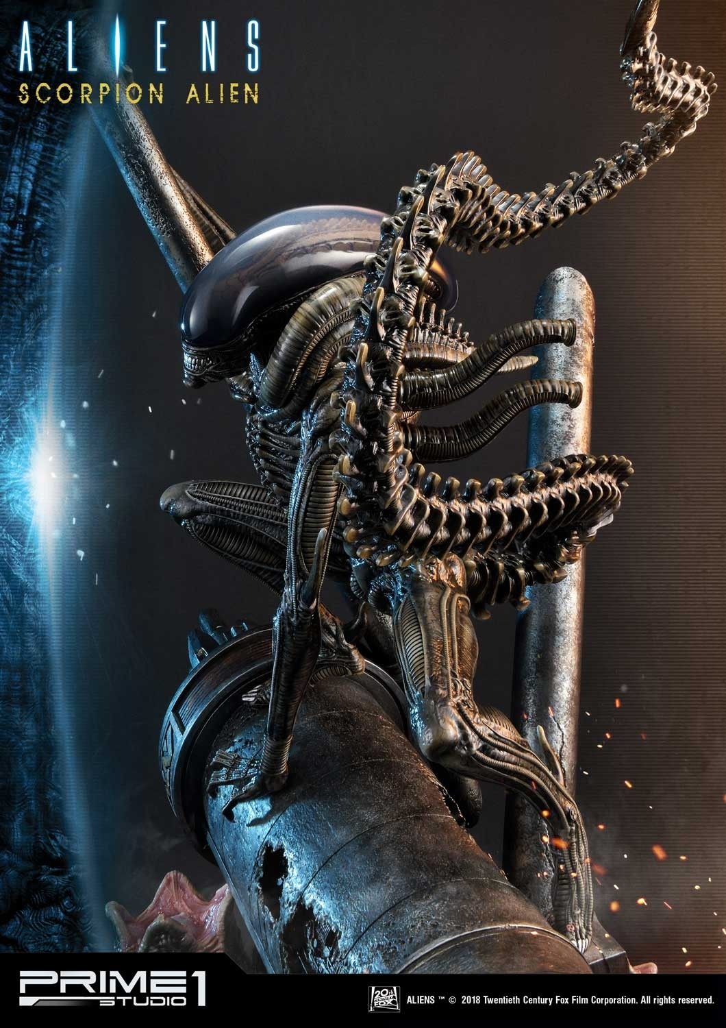 Aliens: Incubation - Alien Warrior - Facehugger - Premium Masterline  (PMDHAL-01DX) - 1/4 (Prime 1 Studio) photo 3