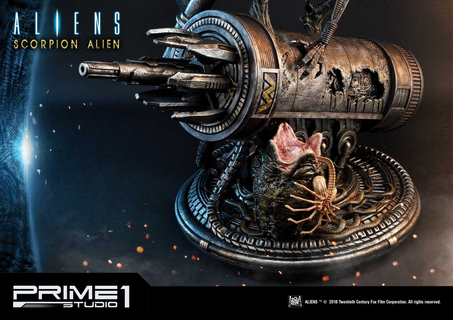 Aliens: Incubation - Alien Warrior - Facehugger - Premium Masterline  (PMDHAL-01DX) - 1/4 (Prime 1 Studio) photo 5