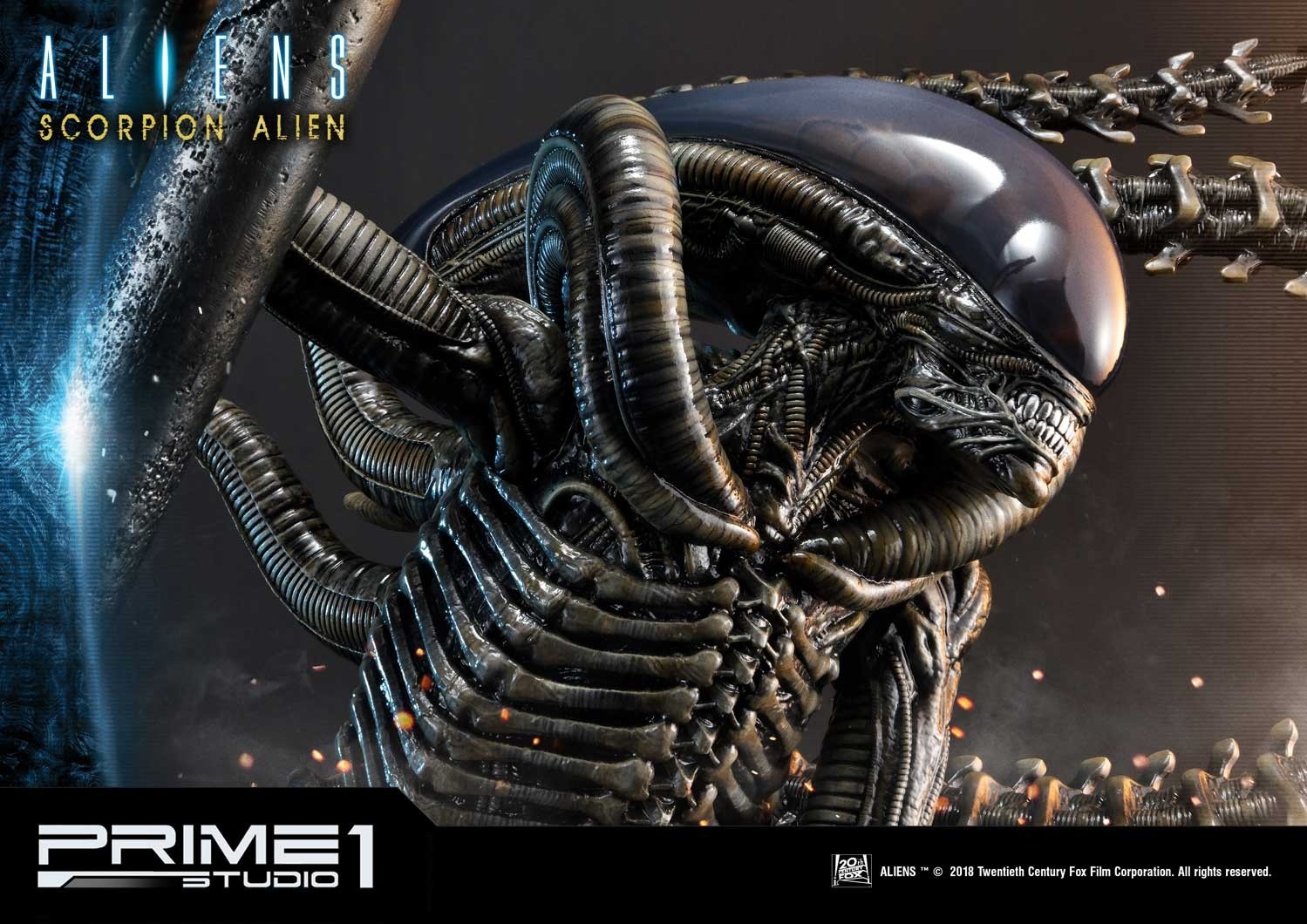 Aliens: Incubation - Alien Warrior - Facehugger - Premium Masterline  (PMDHAL-01DX) - 1/4 (Prime 1 Studio) photo 6