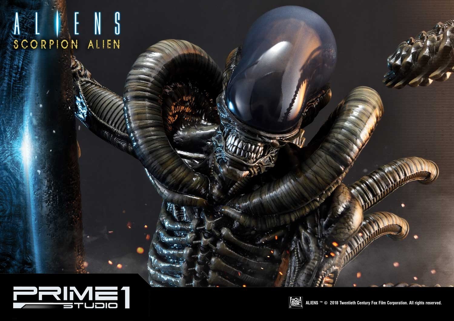 Aliens: Incubation - Alien Warrior - Facehugger - Premium Masterline  (PMDHAL-01DX) - 1/4 (Prime 1 Studio) photo 7