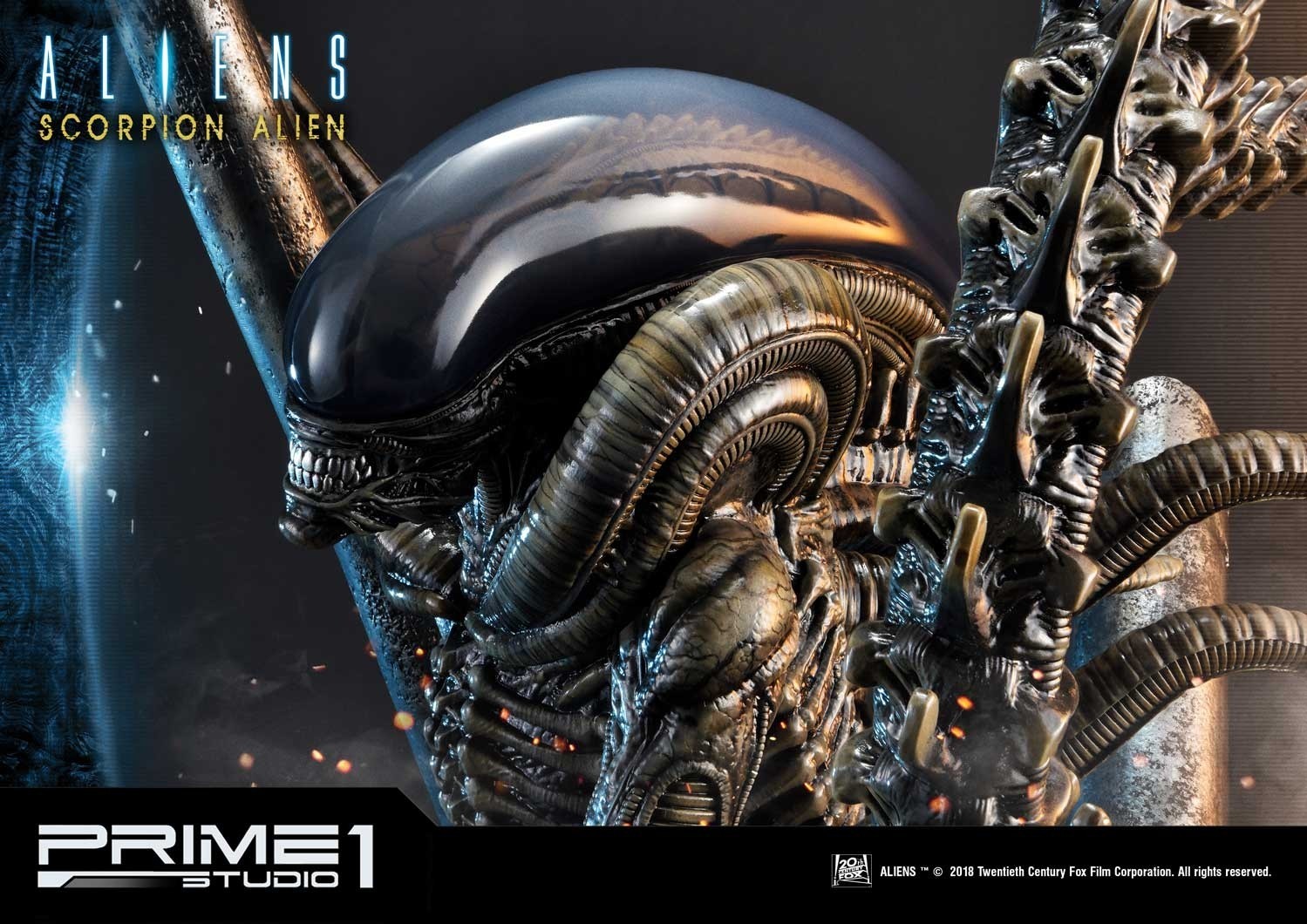 Aliens: Incubation - Alien Warrior - Facehugger - Premium Masterline  (PMDHAL-01DX) - 1/4 (Prime 1 Studio) photo 8