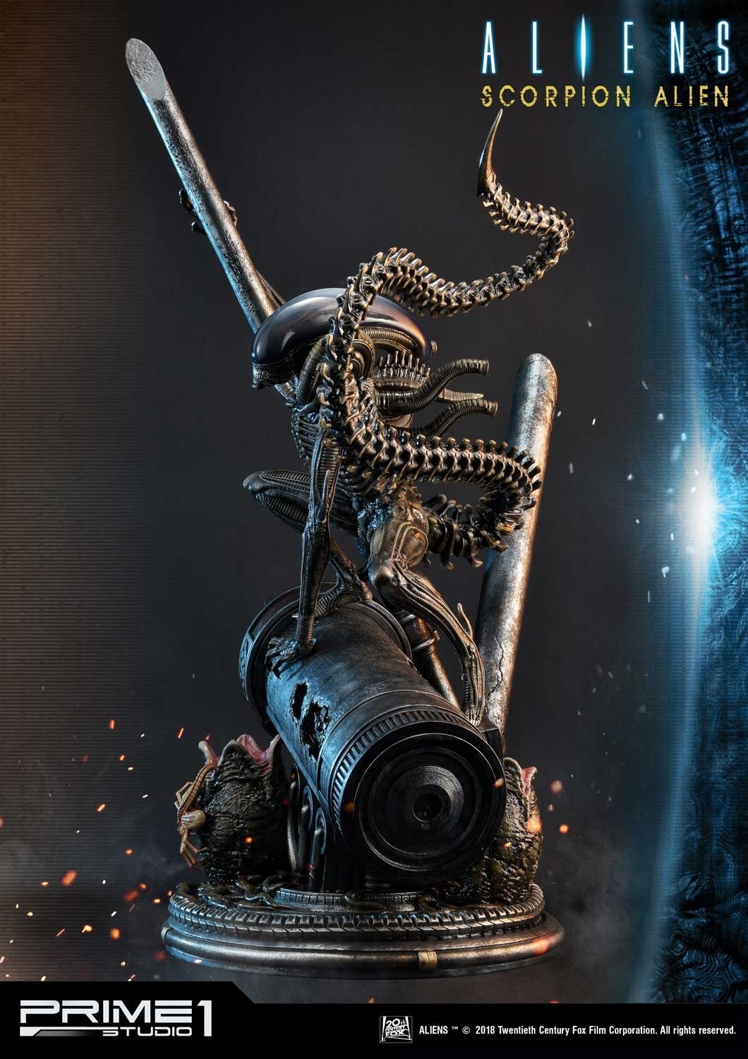 Aliens: Incubation - Alien Warrior - Facehugger - Premium Masterline  (PMDHAL-01DX) - 1/4 (Prime 1 Studio) photo 28