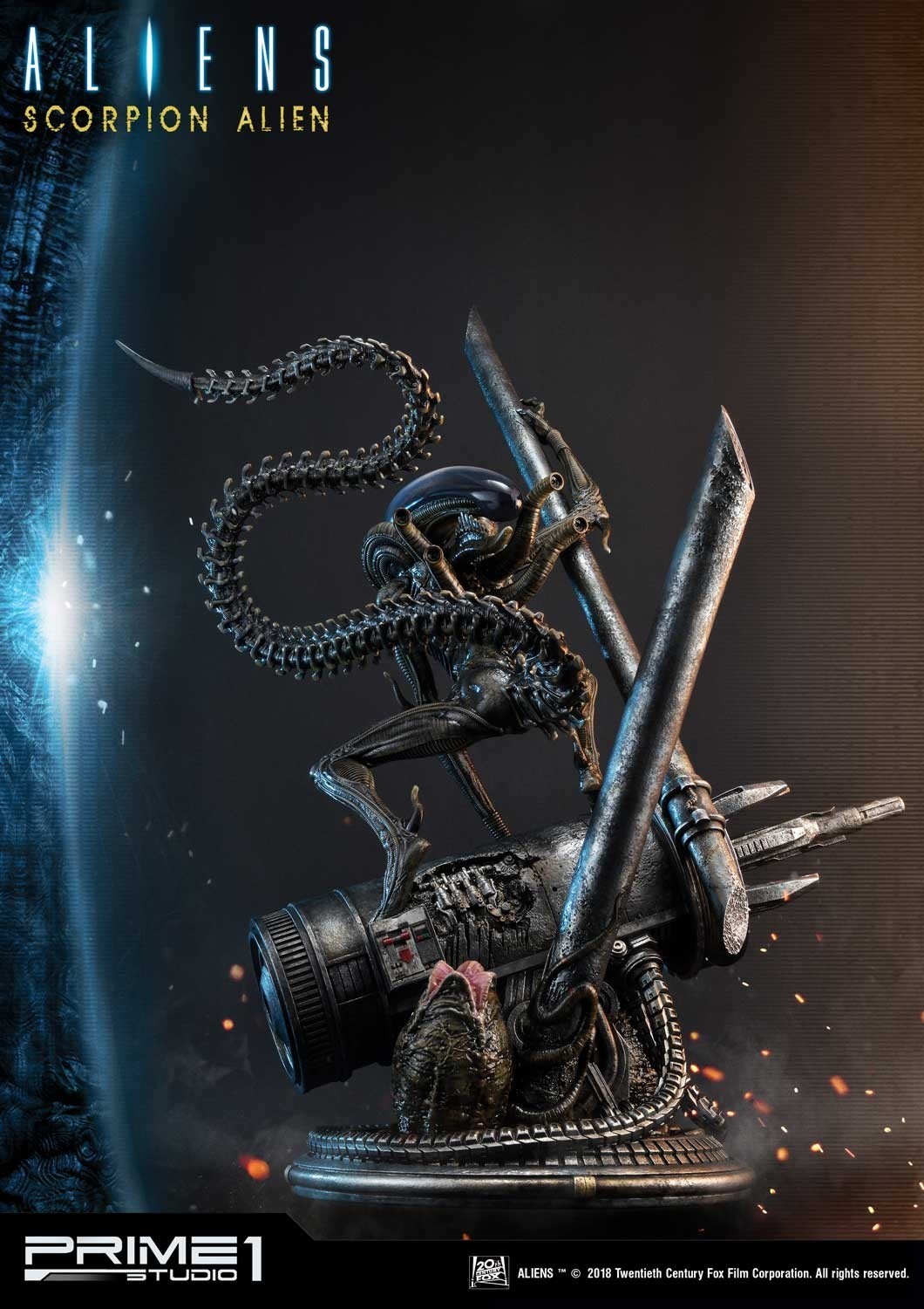 Aliens: Incubation - Alien Warrior - Facehugger - Premium Masterline  (PMDHAL-01DX) - 1/4 (Prime 1 Studio) photo 33