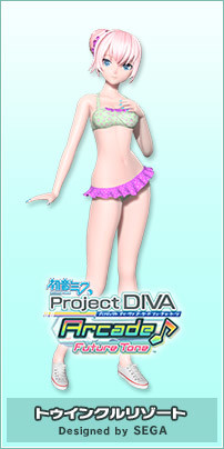 Hatsune Miku -Project DIVA- Arcade Future Tone - Megurine Luka - SPM Figure - Twinkle Resort (SEGA) photo 5