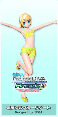 Hatsune Miku -Project DIVA- Arcade Future Tone - Kagamine Rin - SPM Figure - Miracle Star Resort (SEGA) photo 2