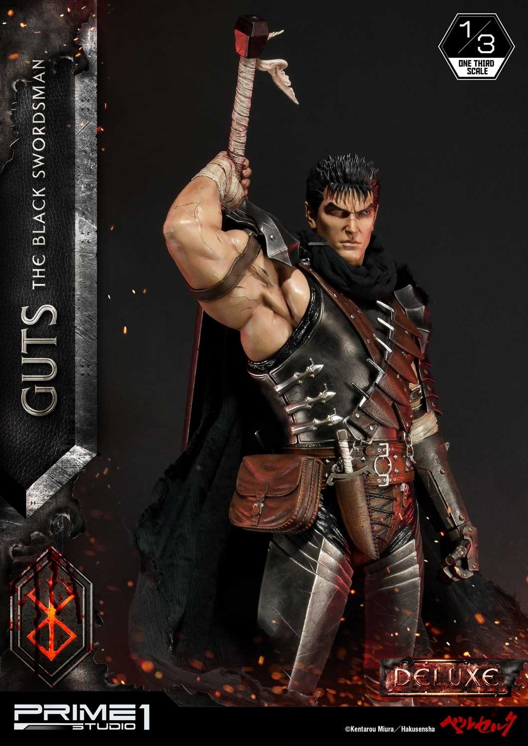 Berserk - Guts - Puck - Museum Masterline Series  (MMBR-01DX) - 1/3 - The Black Swordsman, DX Version (Prime 1 Studio) photo 4