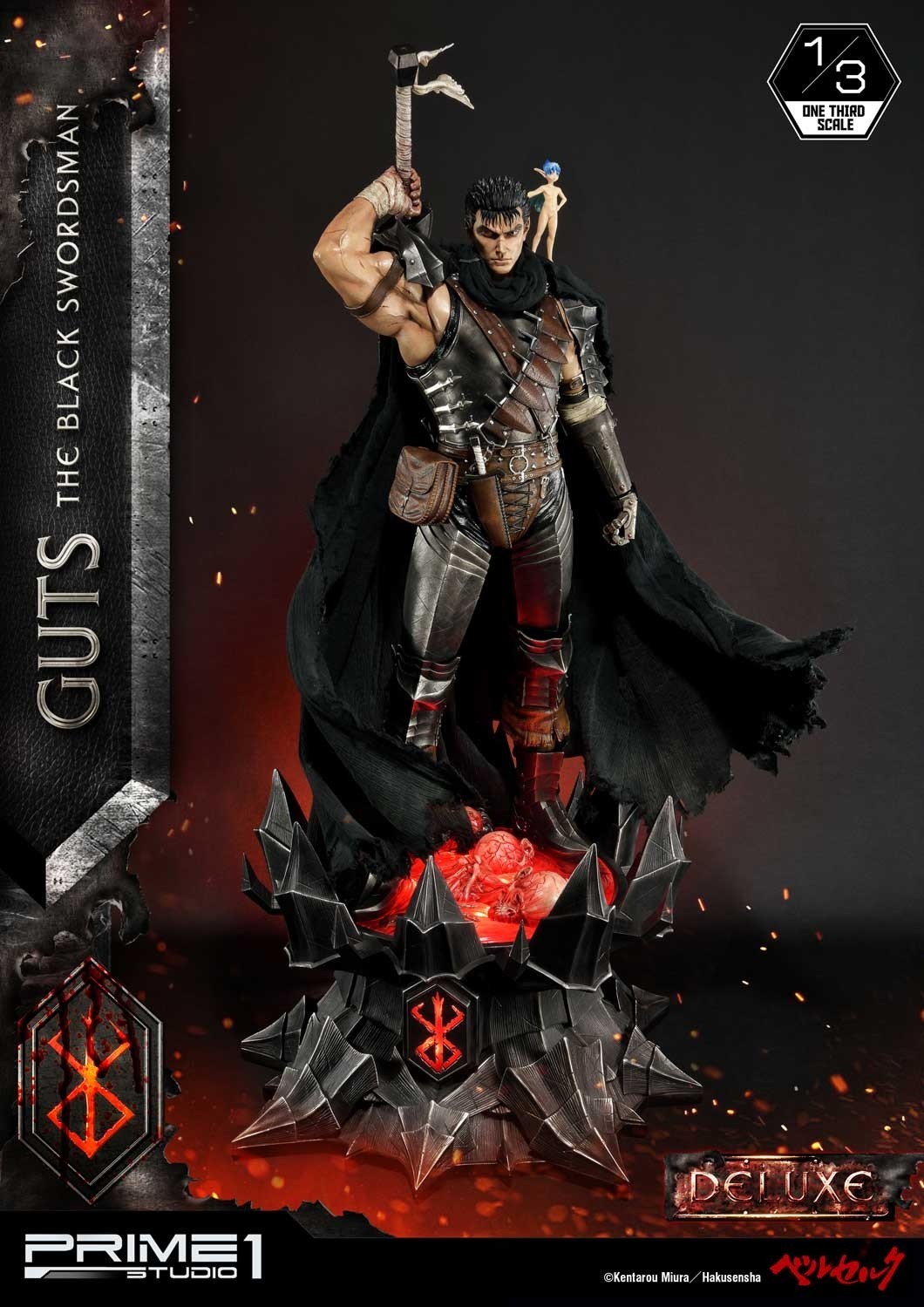 Berserk - Guts - Puck - Museum Masterline Series  (MMBR-01DX) - 1/3 - The Black Swordsman, DX Version (Prime 1 Studio) photo 8