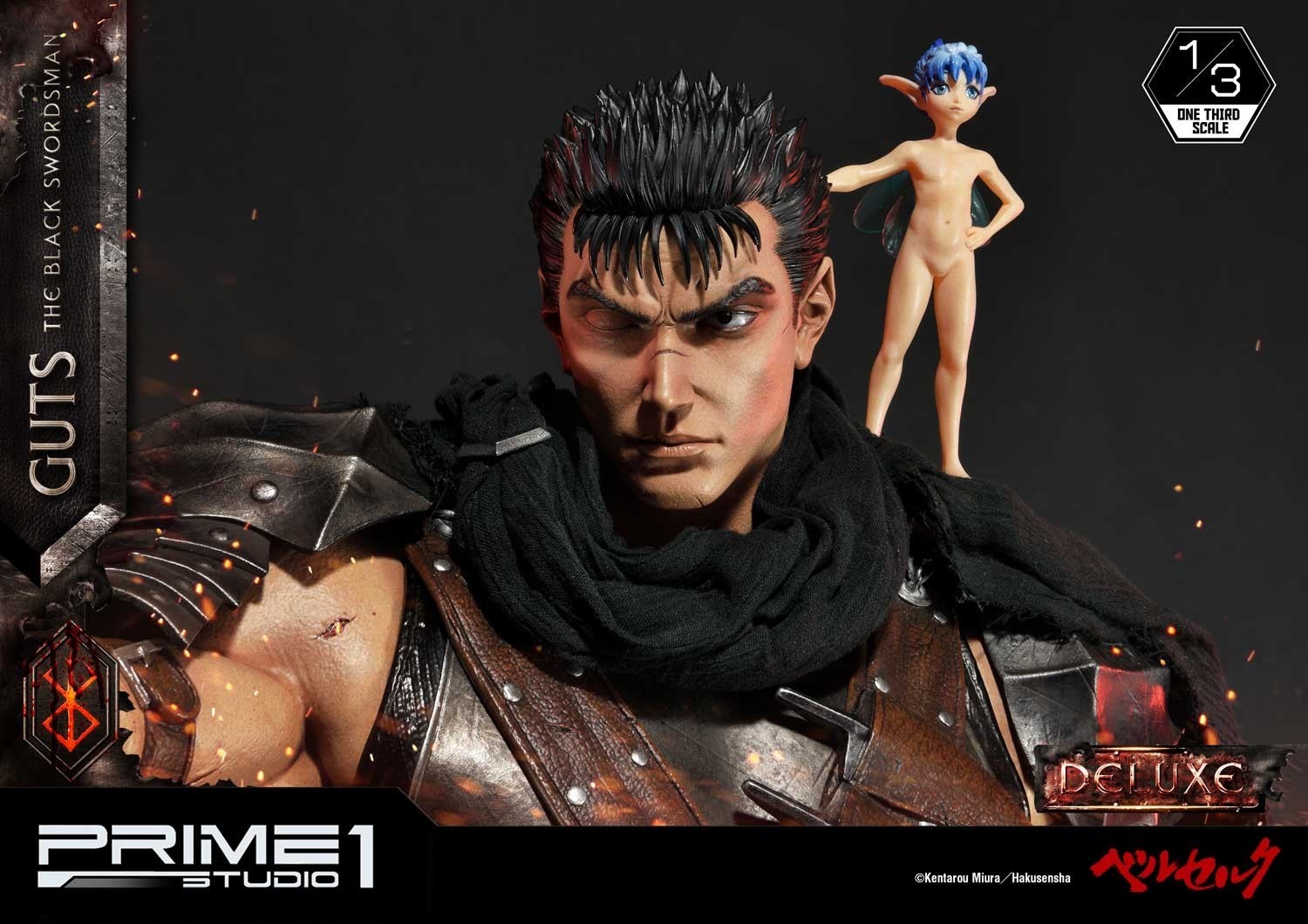 Berserk - Guts - Puck - Museum Masterline Series  (MMBR-01DX) - 1/3 - The Black Swordsman, DX Version (Prime 1 Studio) photo 9