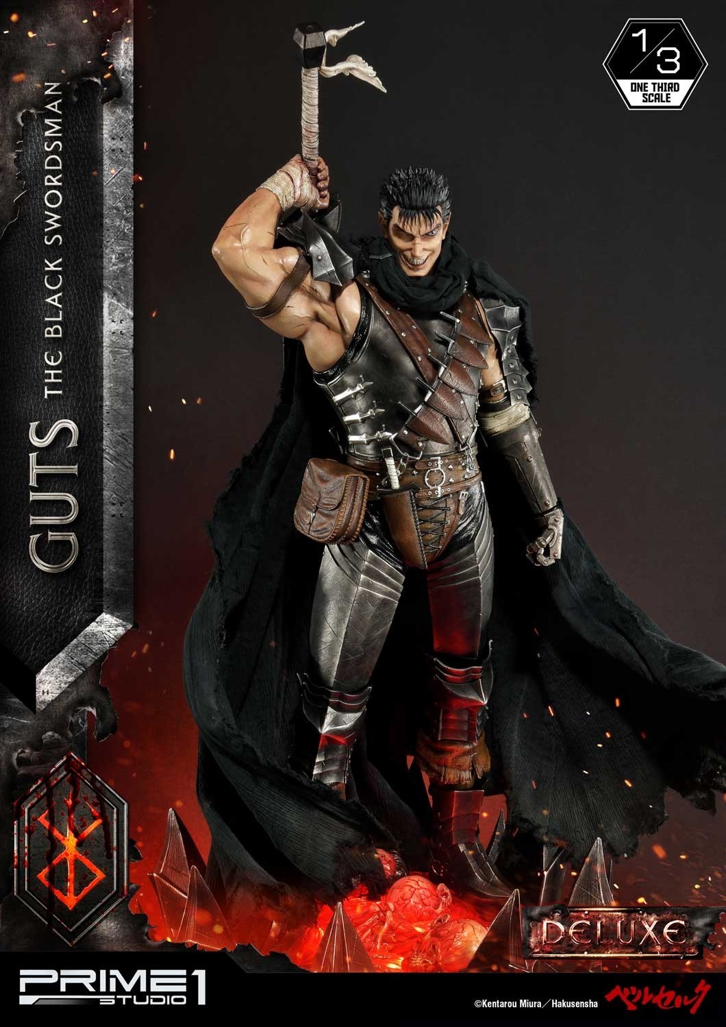 Berserk - Guts - Puck - Museum Masterline Series  (MMBR-01DX) - 1/3 - The Black Swordsman, DX Version (Prime 1 Studio) photo 10